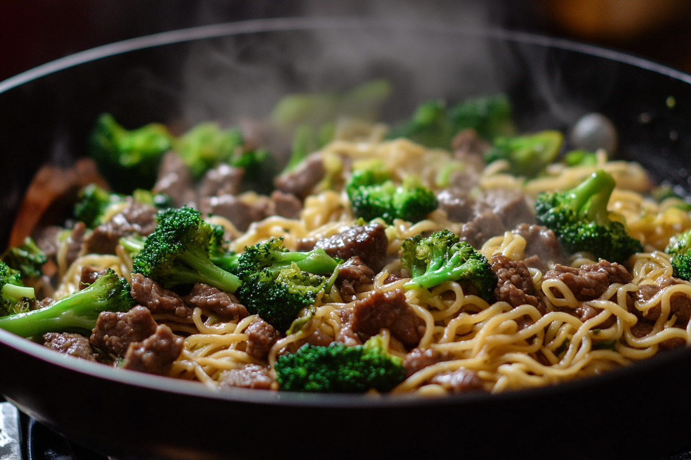 Beef and Broccoli Lo Mein

