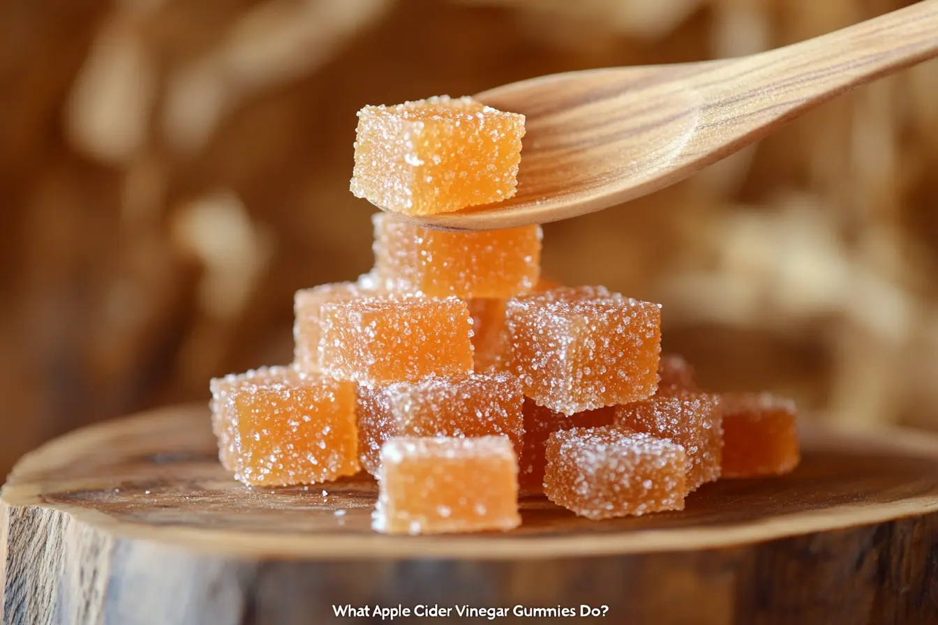 What does the apple cider vinegar gummies do?