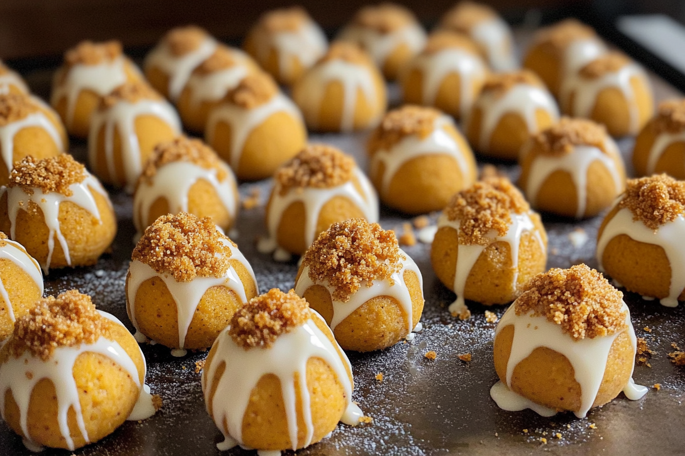 Pumpkin Pie Cheesecake Truffles