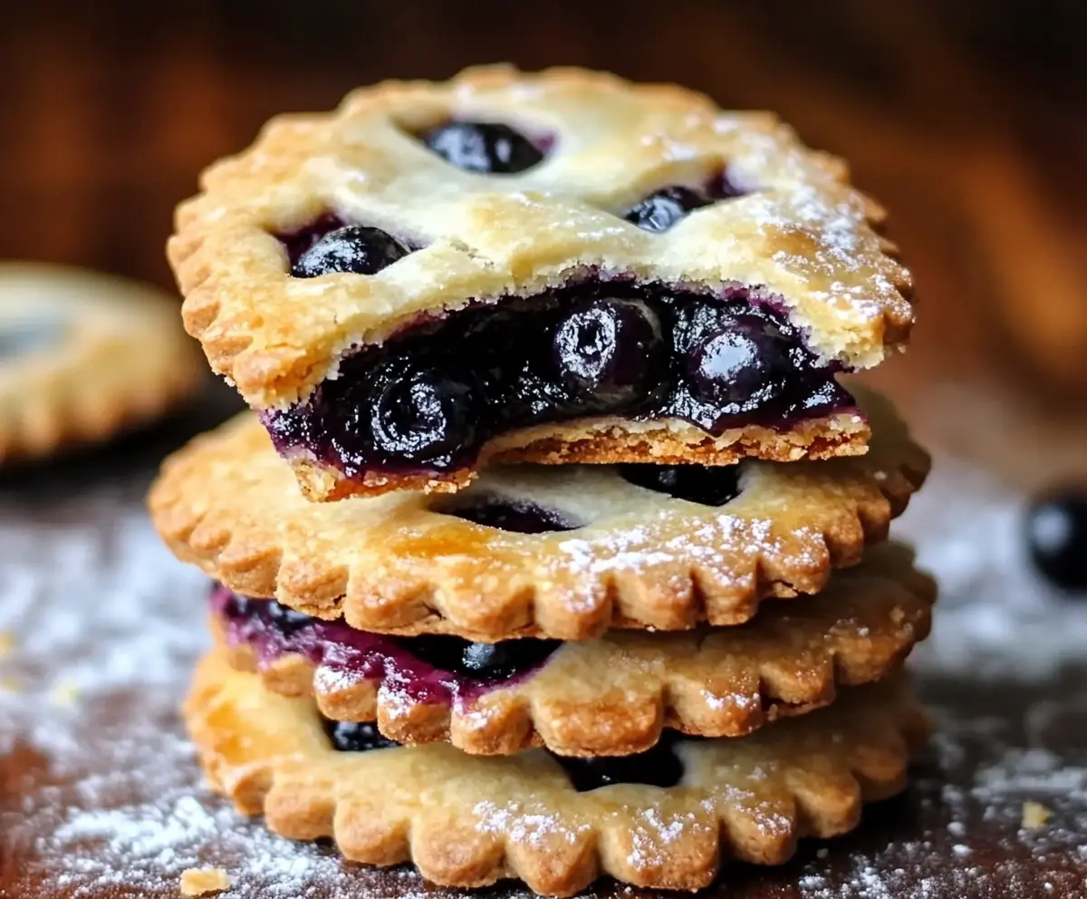 Blueberry Pie Cookies