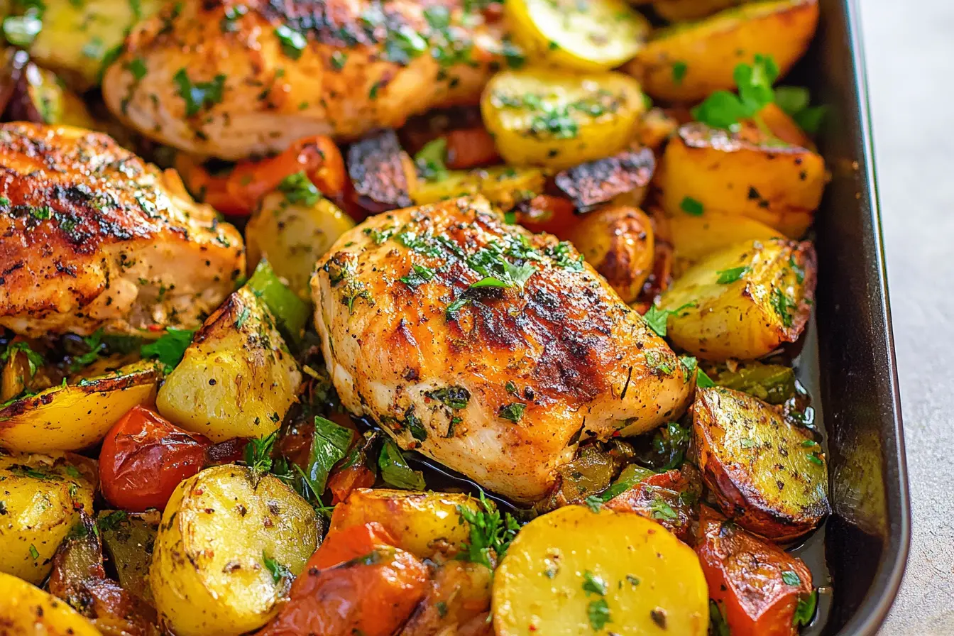 One-Pan Chicken Dinner