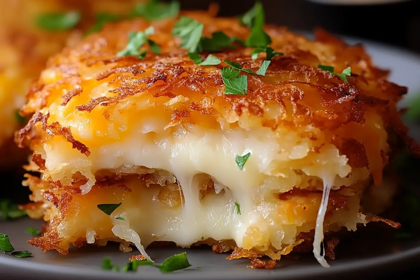 Crispy Cheesy Hash Browns